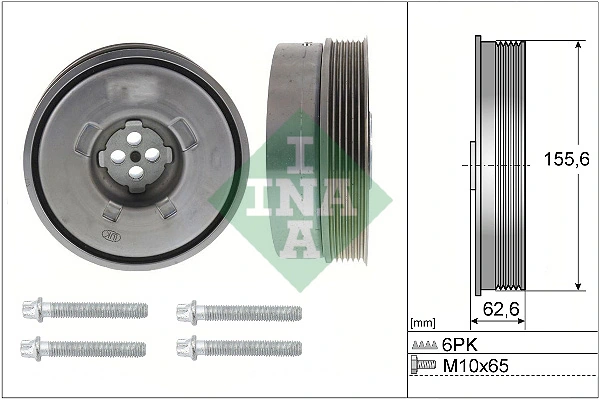 Belt Pulley Set, crankshaft